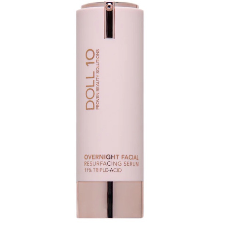 Doll 10 Overnight Facial Resurfacing Serum - Cream and Gold